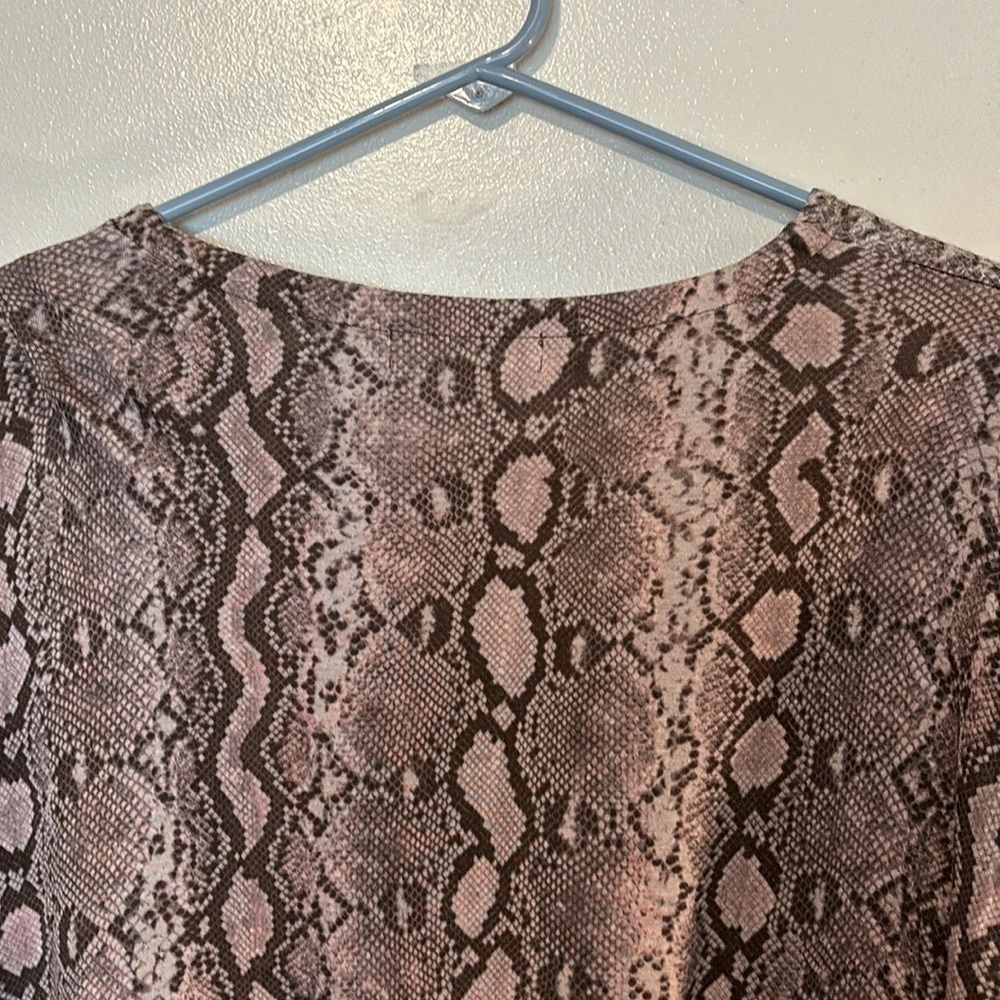 Michael Kors Python Reptile Print Sequin Top Crop… - image 6